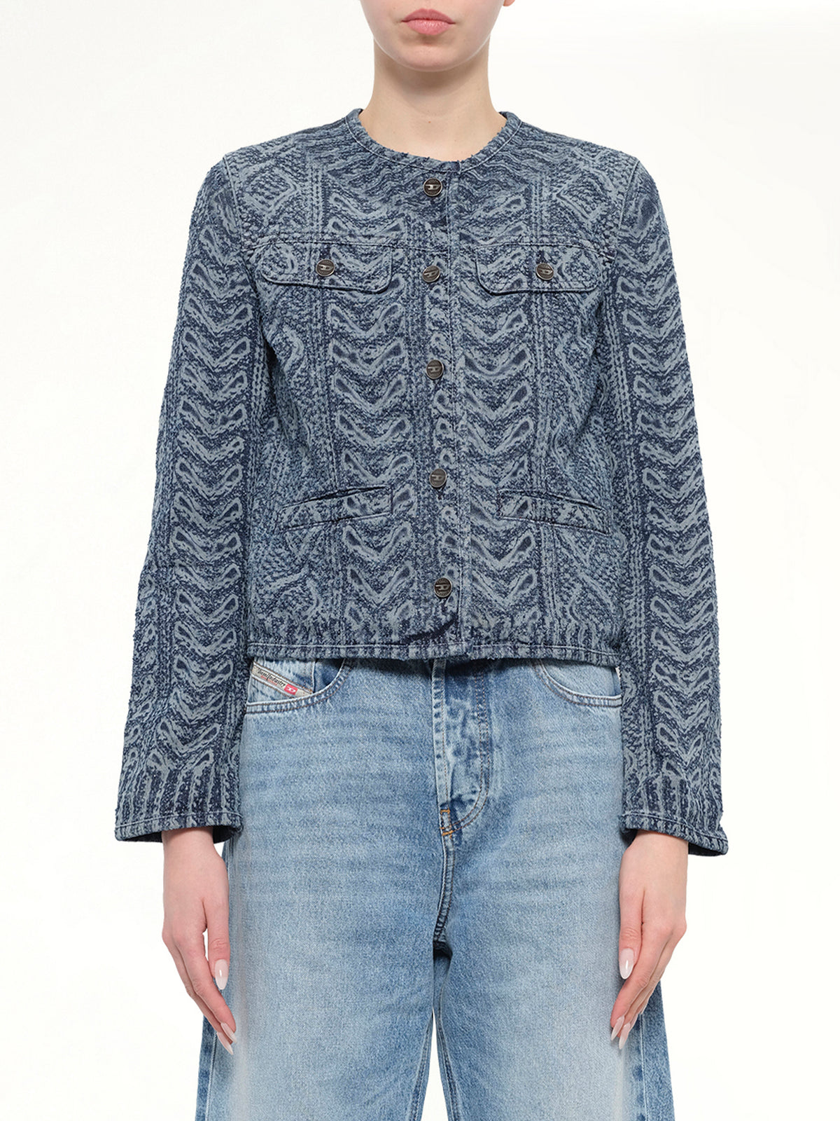 DE-GRAFY-S2 Denim Jacket in Blue