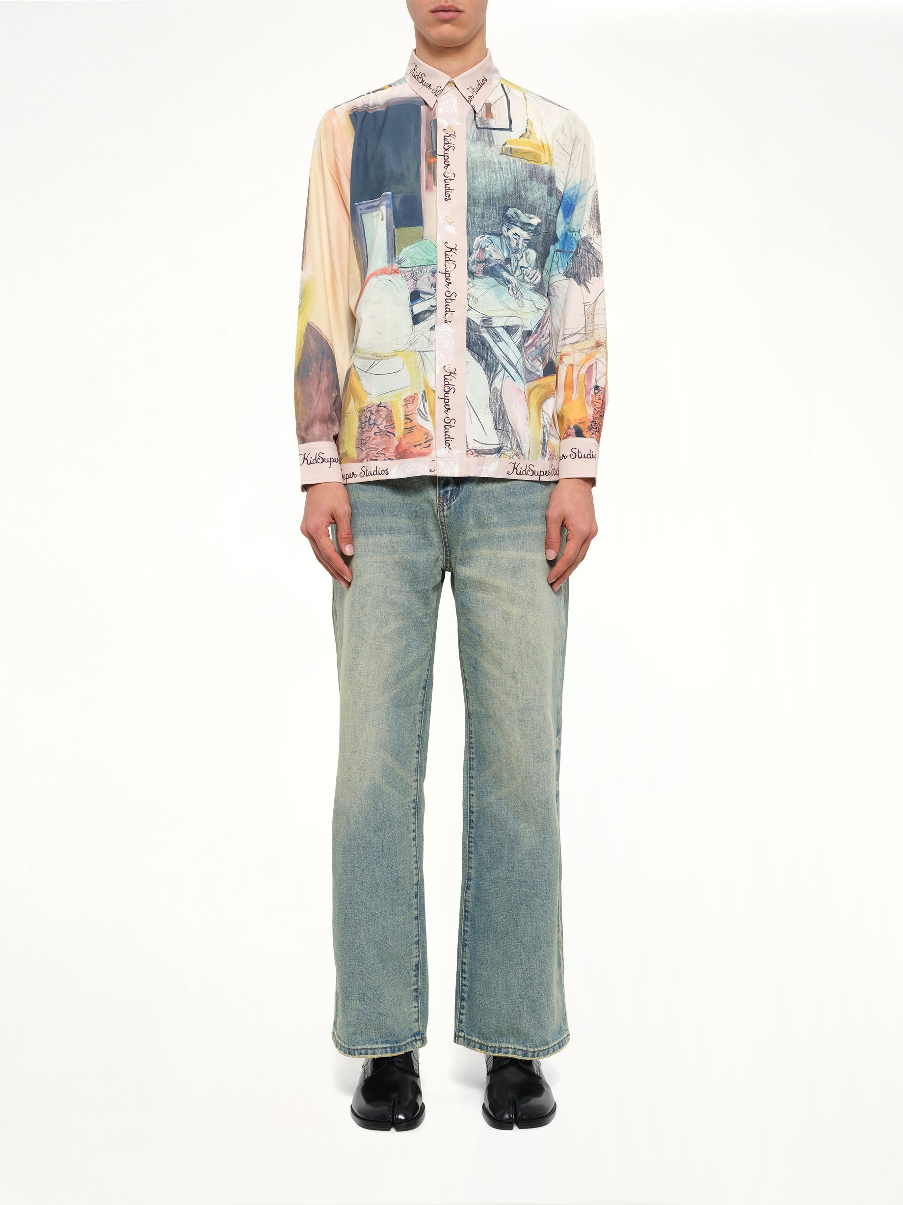 Dominos Button Up Shirt in Multicolour