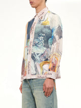 Dominos Button Up Shirt in Multicolour