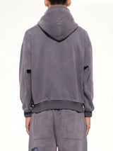 Face Hoodie in Slate