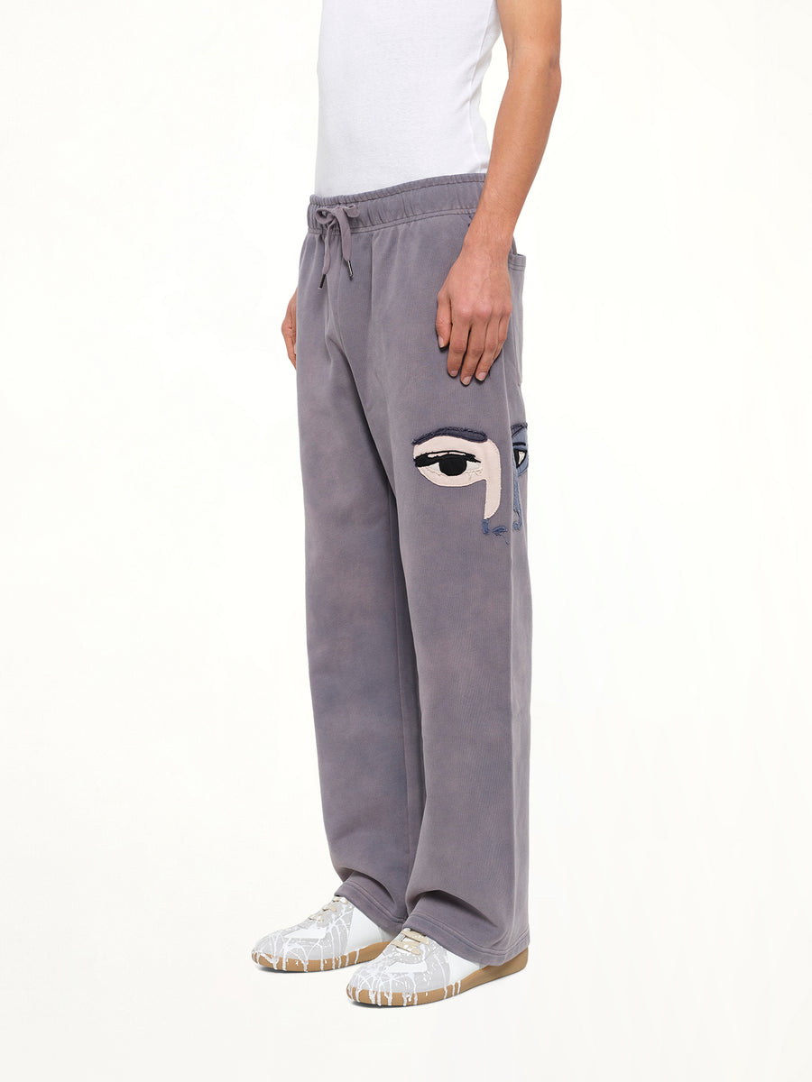 Face Sweatpants in Slate
