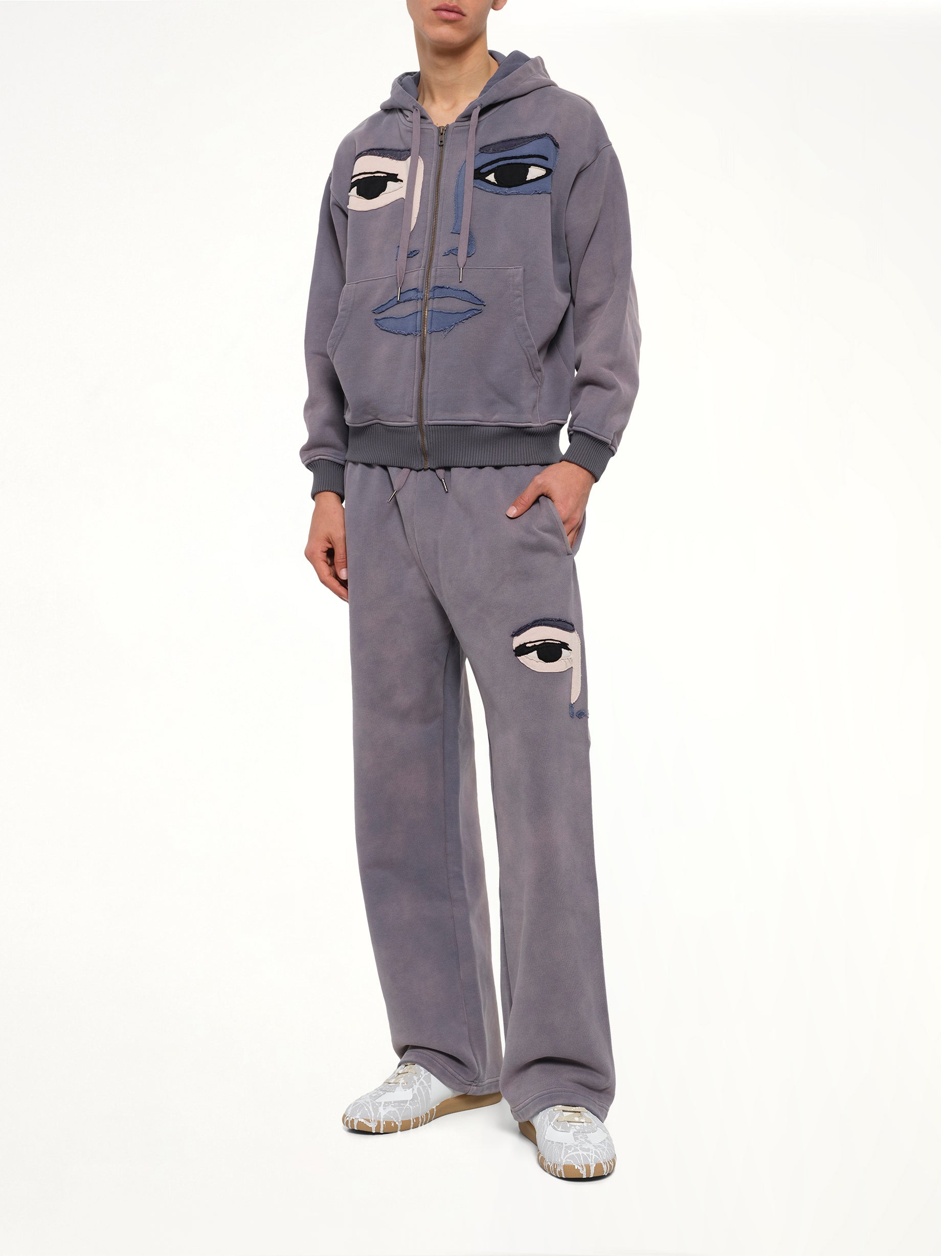 Face Sweatpants in Slate