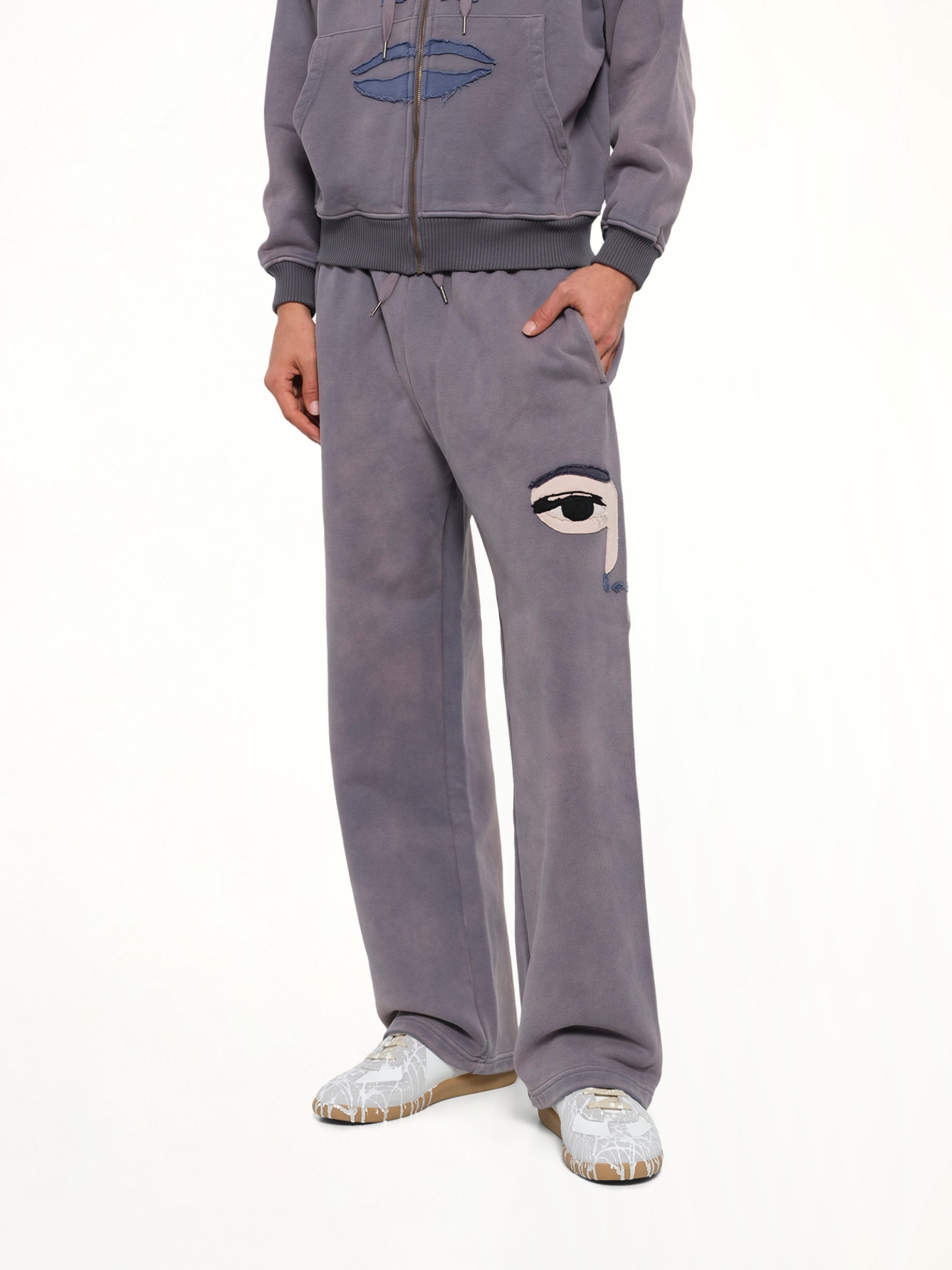 Face Sweatpants in Slate