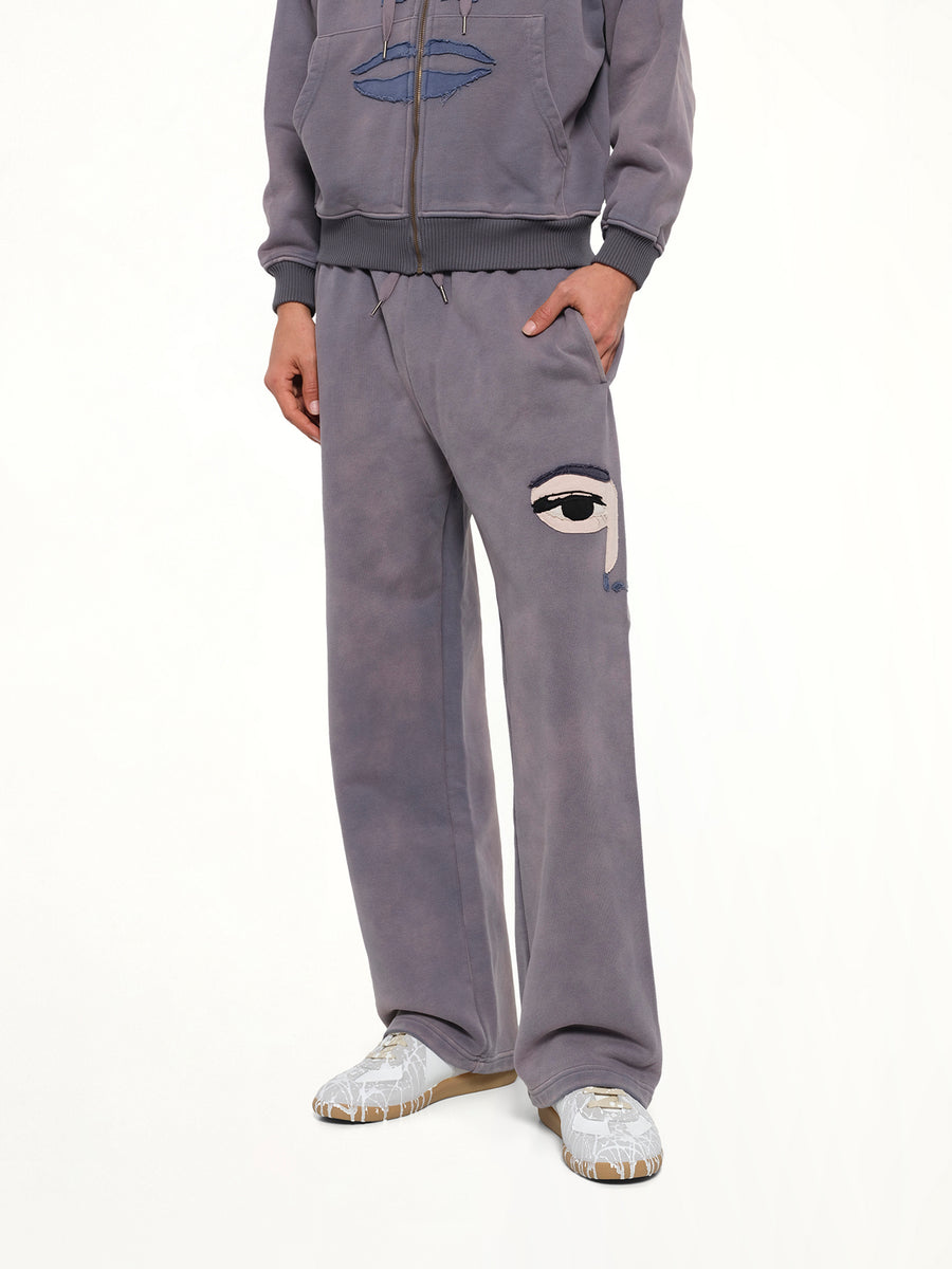 Face Sweatpants in Slate