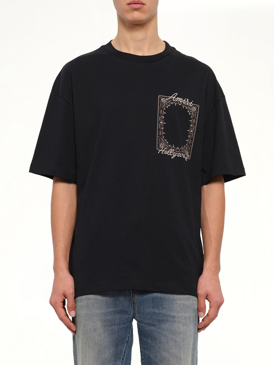 MA Quad Bandana Oversized T-Shirt in Black