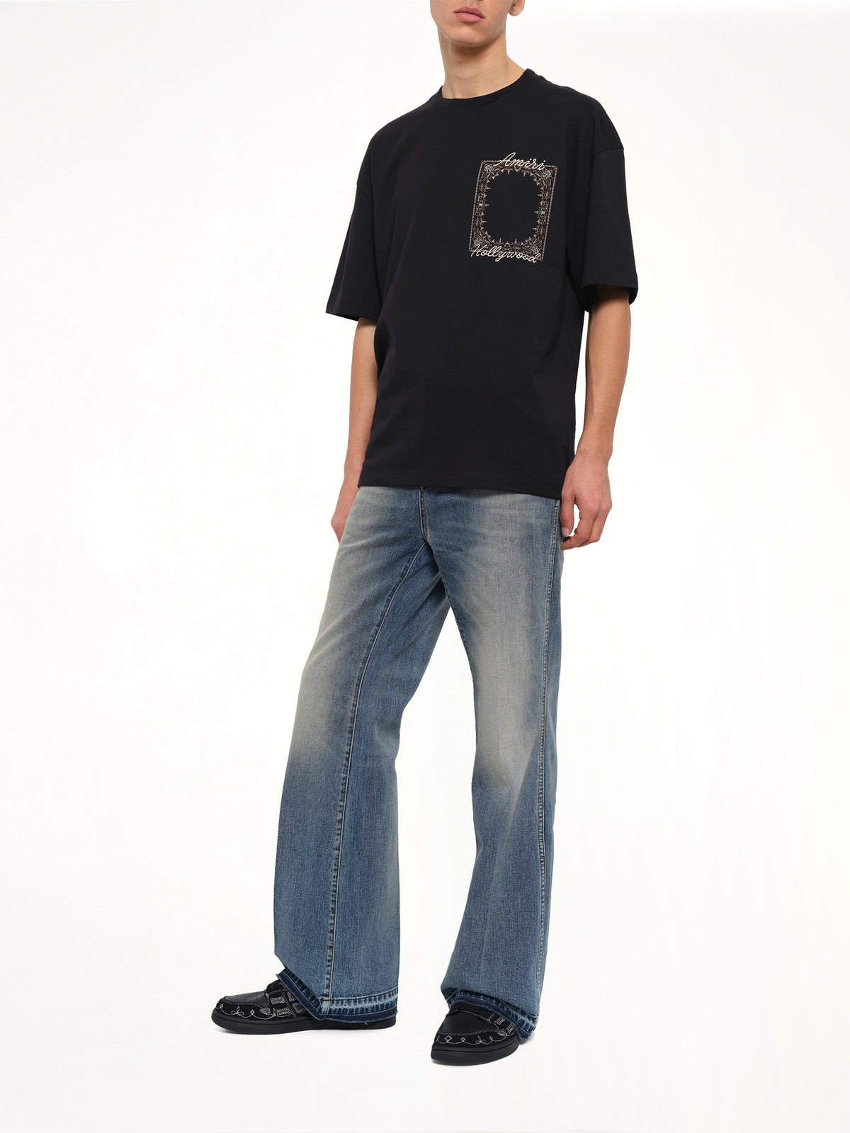 MA Quad Bandana Oversized T-Shirt in Black