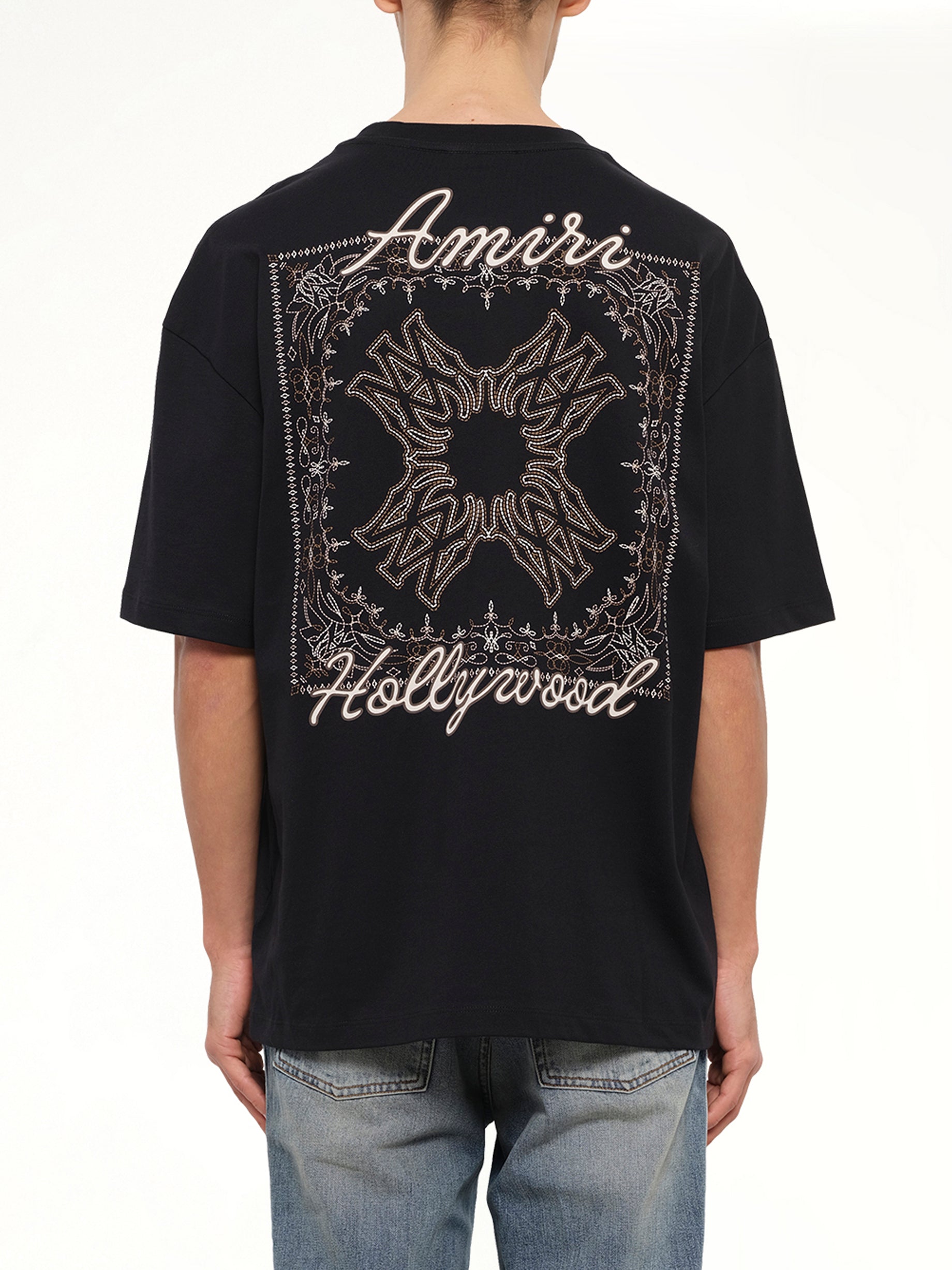 MA Quad Bandana Oversized T-Shirt in Black