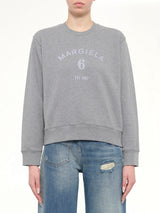 Margiela 6 Sweatshirt in Grey Melange