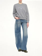 Margiela 6 Sweatshirt in Grey Melange