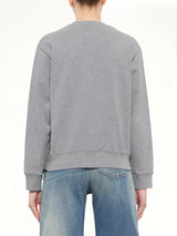 Margiela 6 Sweatshirt in Grey Melange