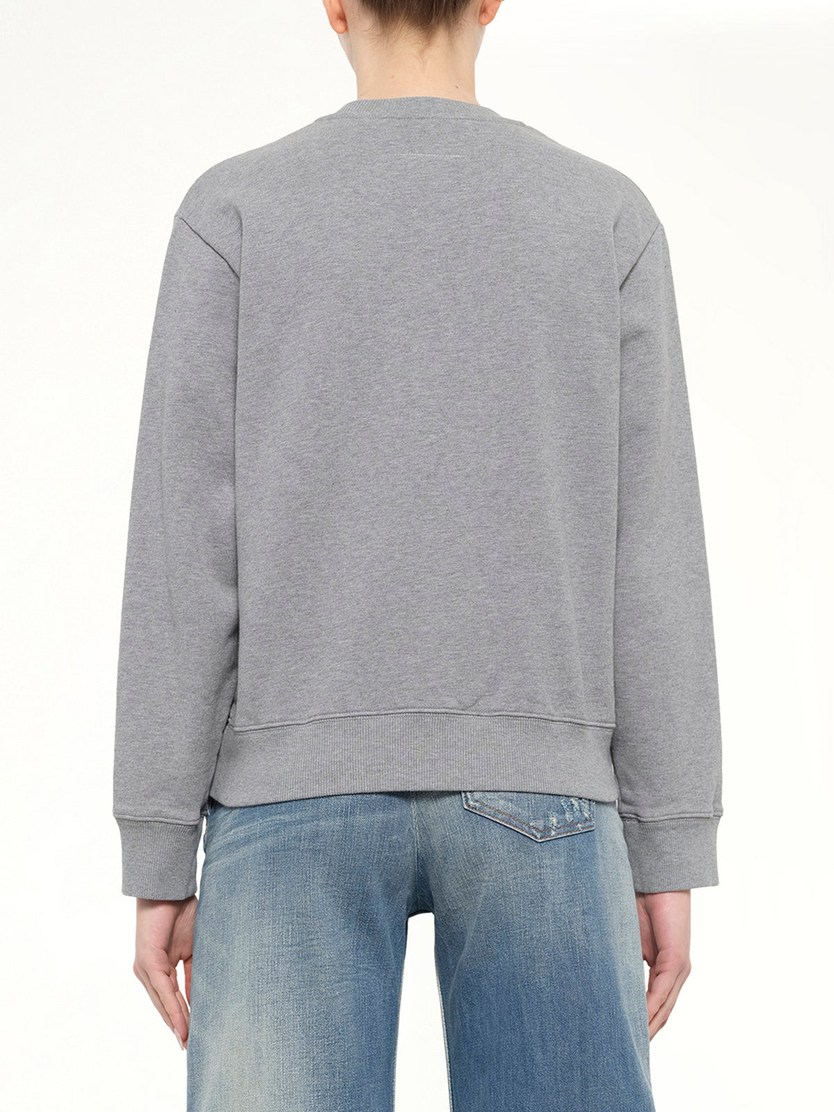 Margiela 6 Sweatshirt in Grey Melange