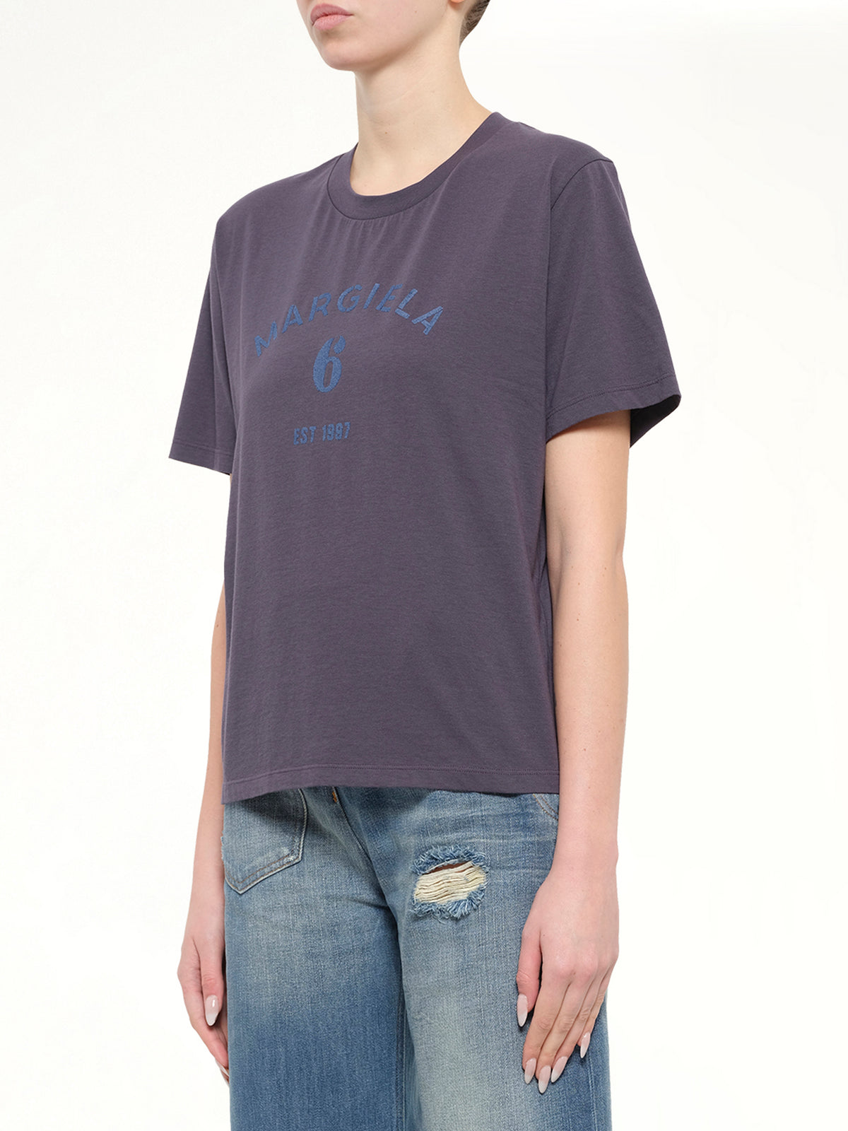 Margiela 6 T-Shirt in Midnight Blue