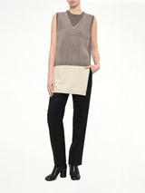 Minimal Elastic Waistband Trousers in Black