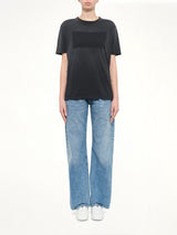 Patch T-Shirt in Washed Black