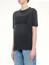 Patch T-Shirt in Washed Black