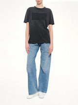 Patch T-Shirt in Washed Black