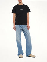 Reversed Logo T-Shirt in Black