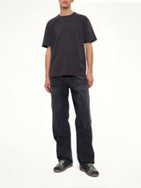 Sketched Faces T-Shirt in Washed Black