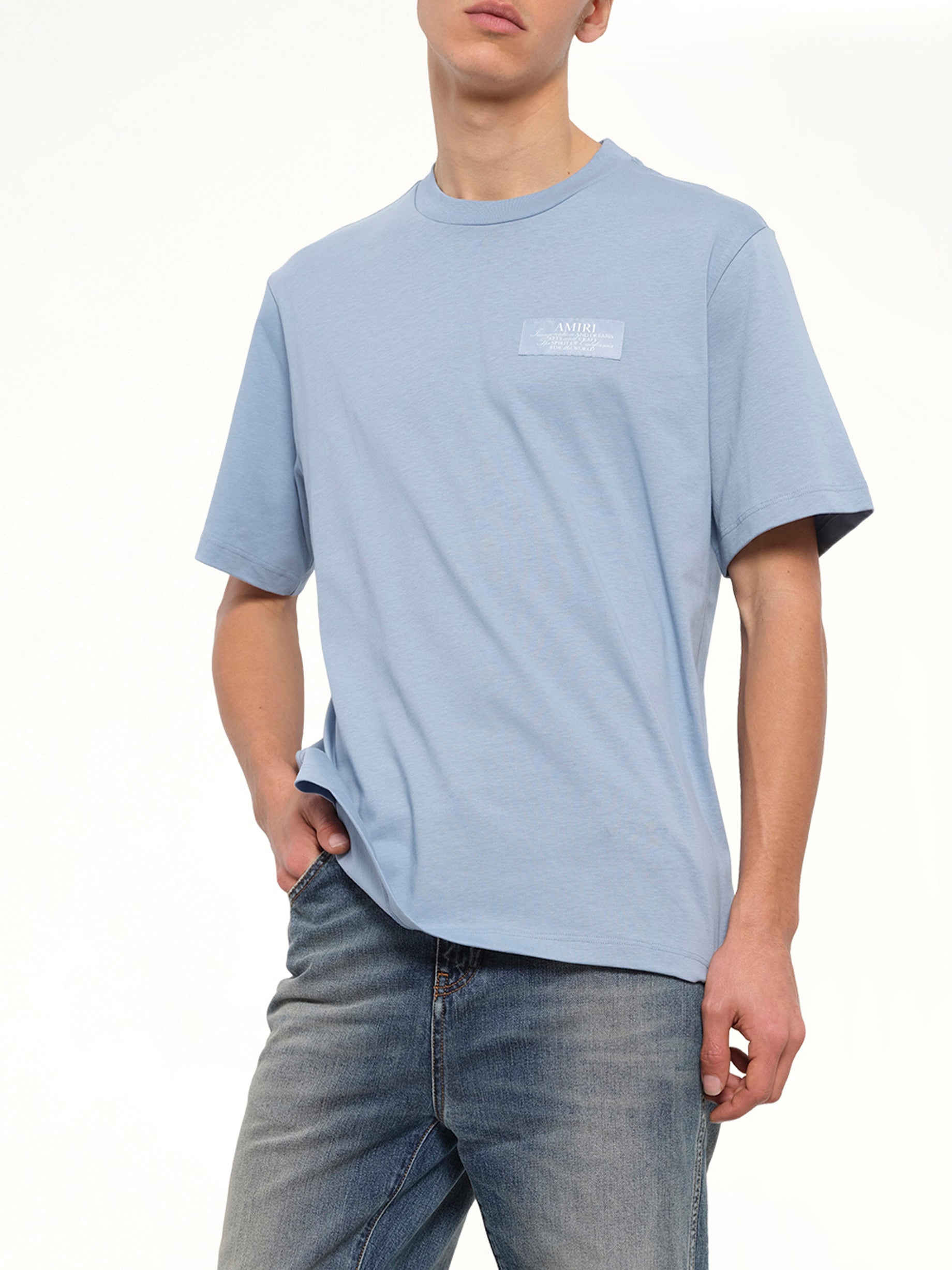 Spirit LJ Regular T-Shirt in Ashley Blue