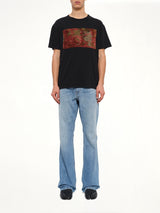 Tapestry Patch T-Shirt in Black