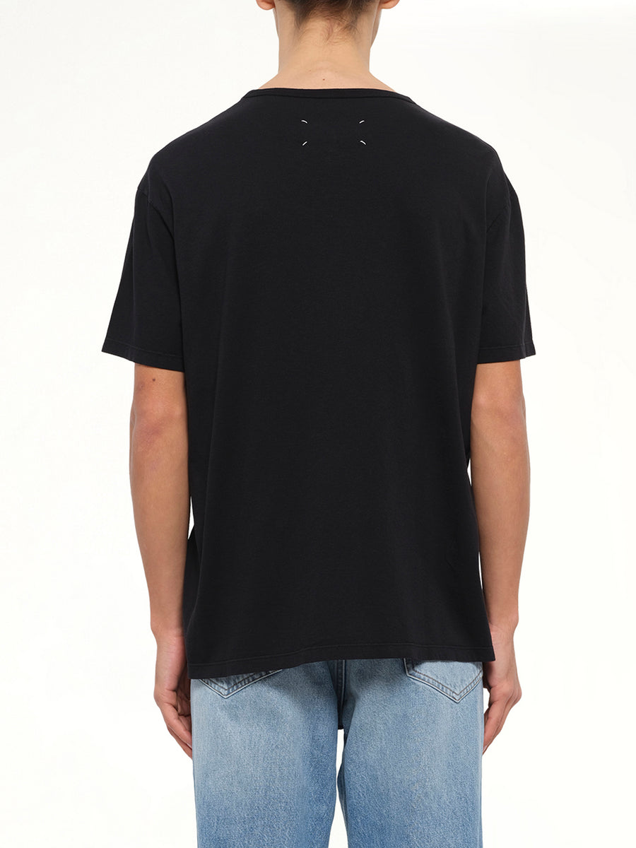Tapestry Patch T-Shirt in Black