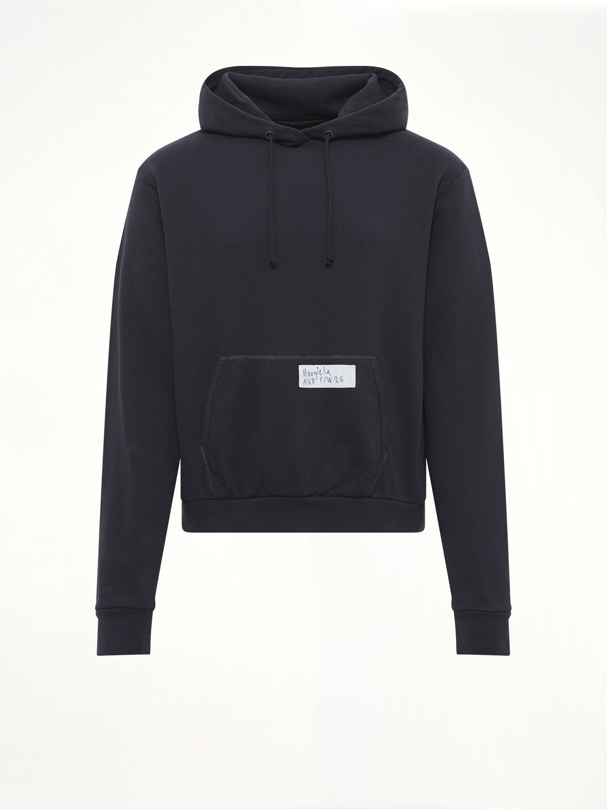 Bird Print Regular Hoodie in Blue