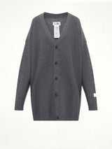 Cardigan in Grey melange