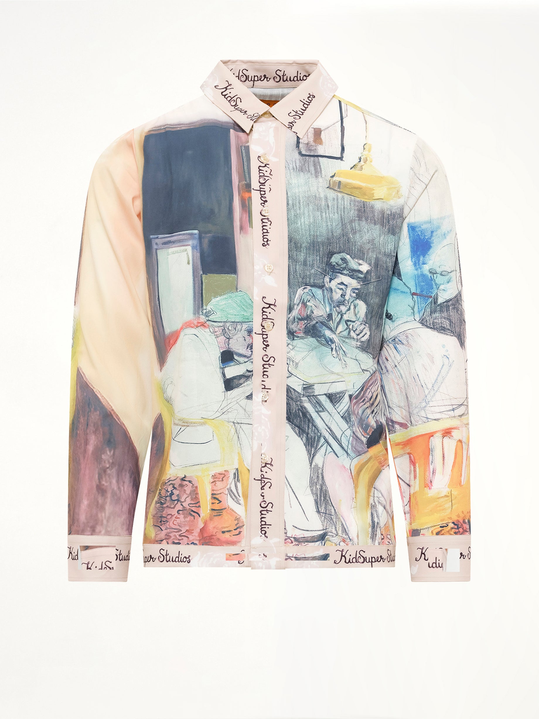 Dominos Button Up Shirt in Multicolour