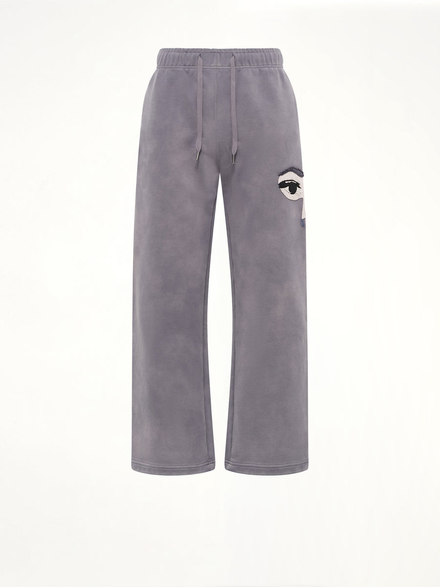Face Sweatpants in Slate