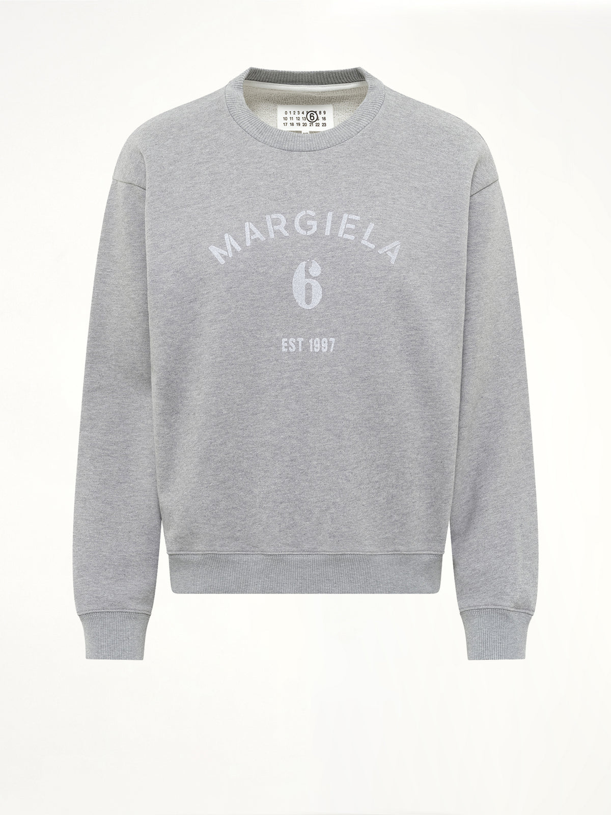 Margiela 6 Sweatshirt in Grey Melange