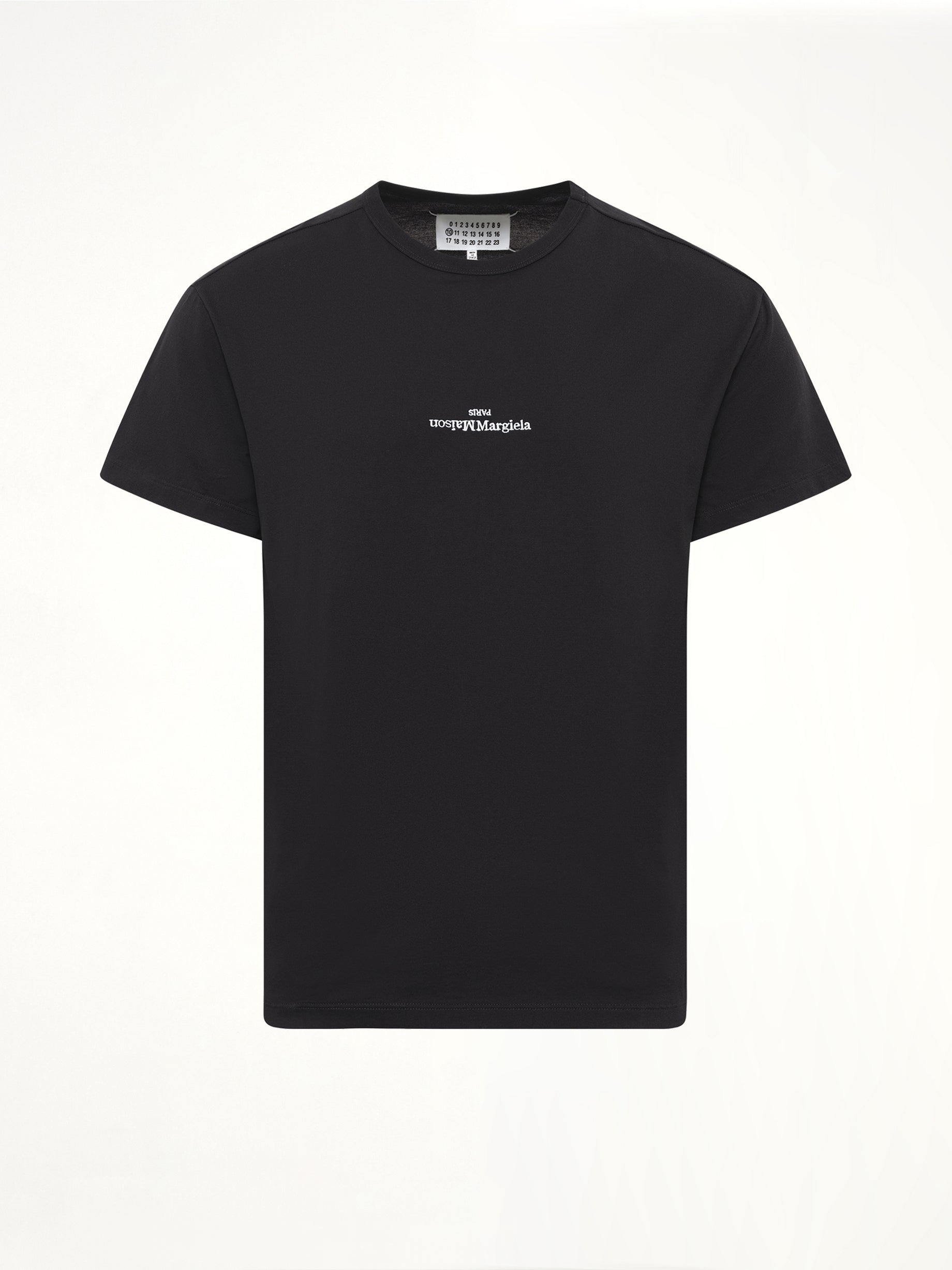 Reversed Logo T-Shirt in Black