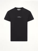 Reversed Logo T-Shirt in Black