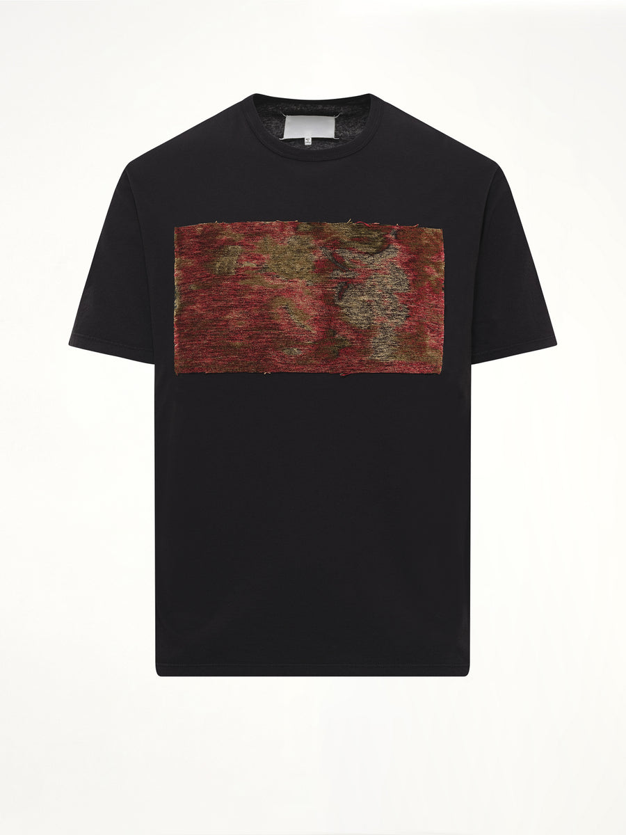 Tapestry Patch T-Shirt in Black