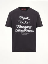 Thank you for Shopping T-Shirt in Washed Black
