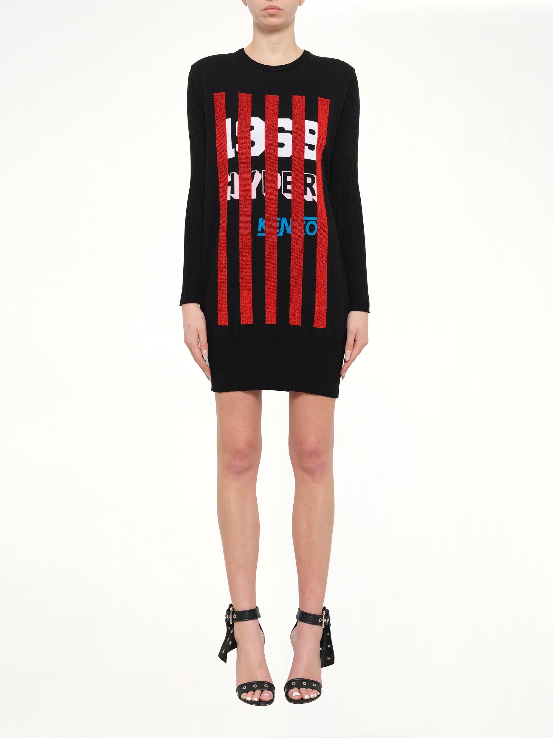 Hyper Knit Dress in Black