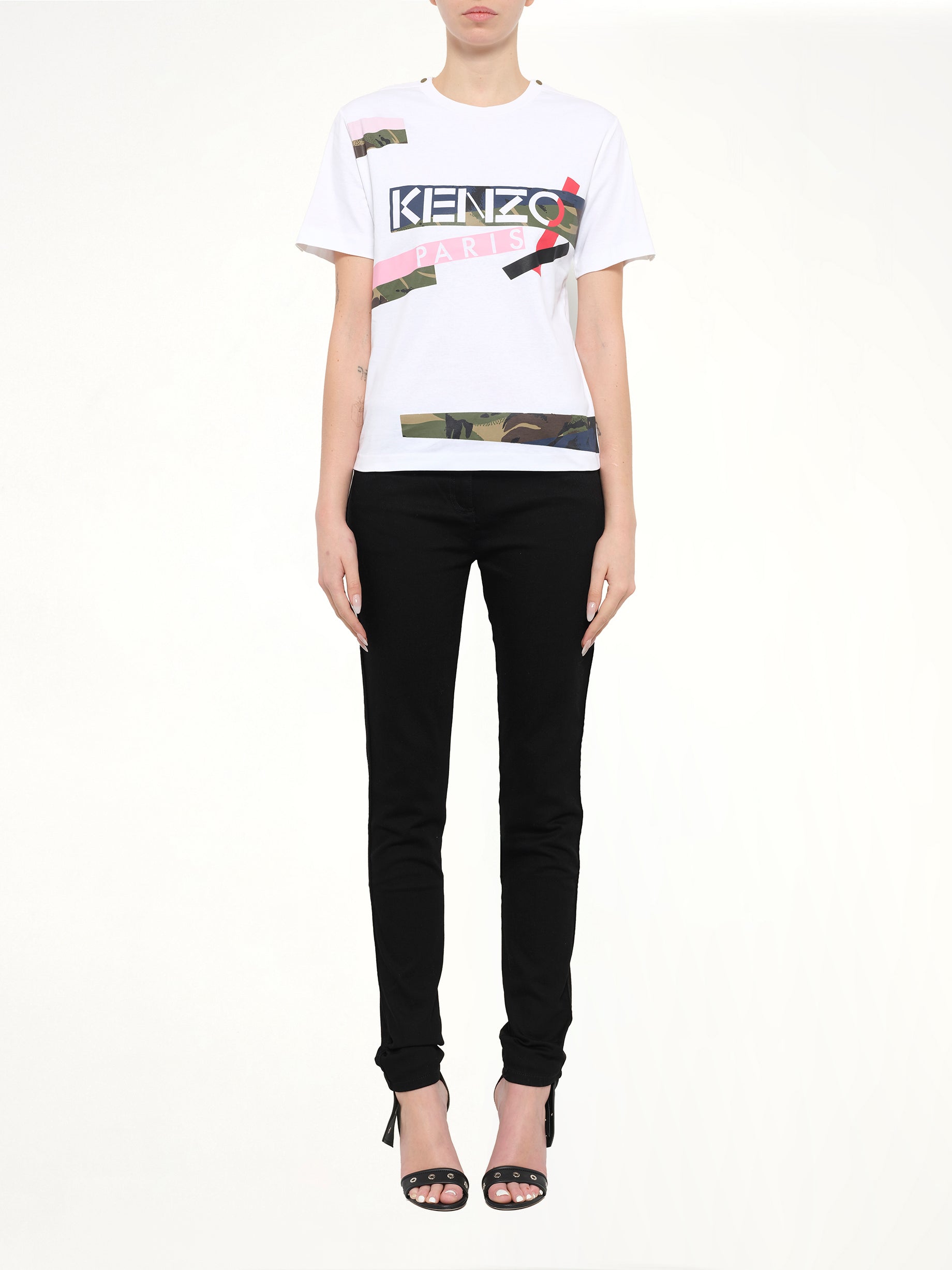 Kenzo Knit T-Shirt in White