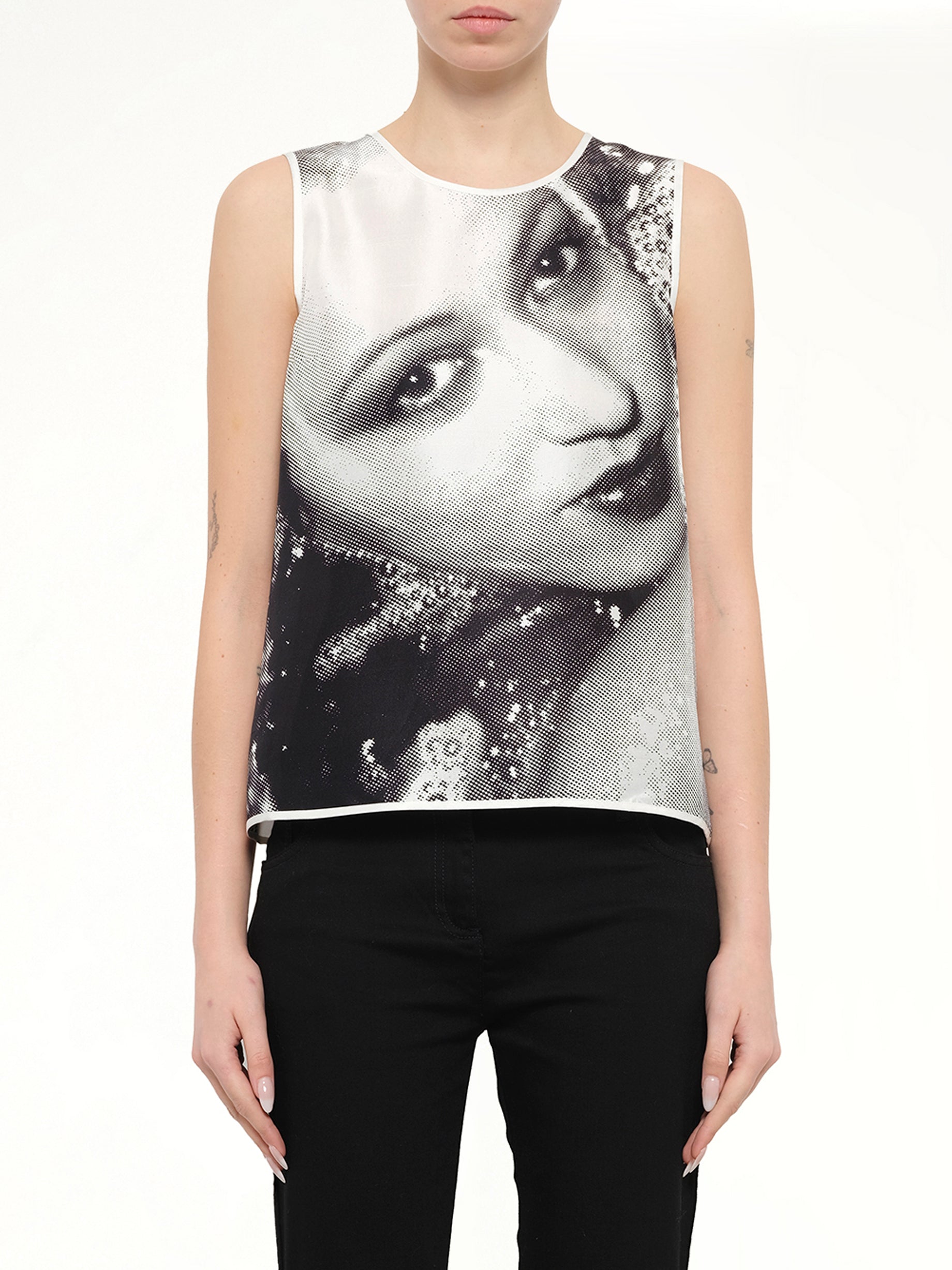 Kenzo Sleeveless Top in White