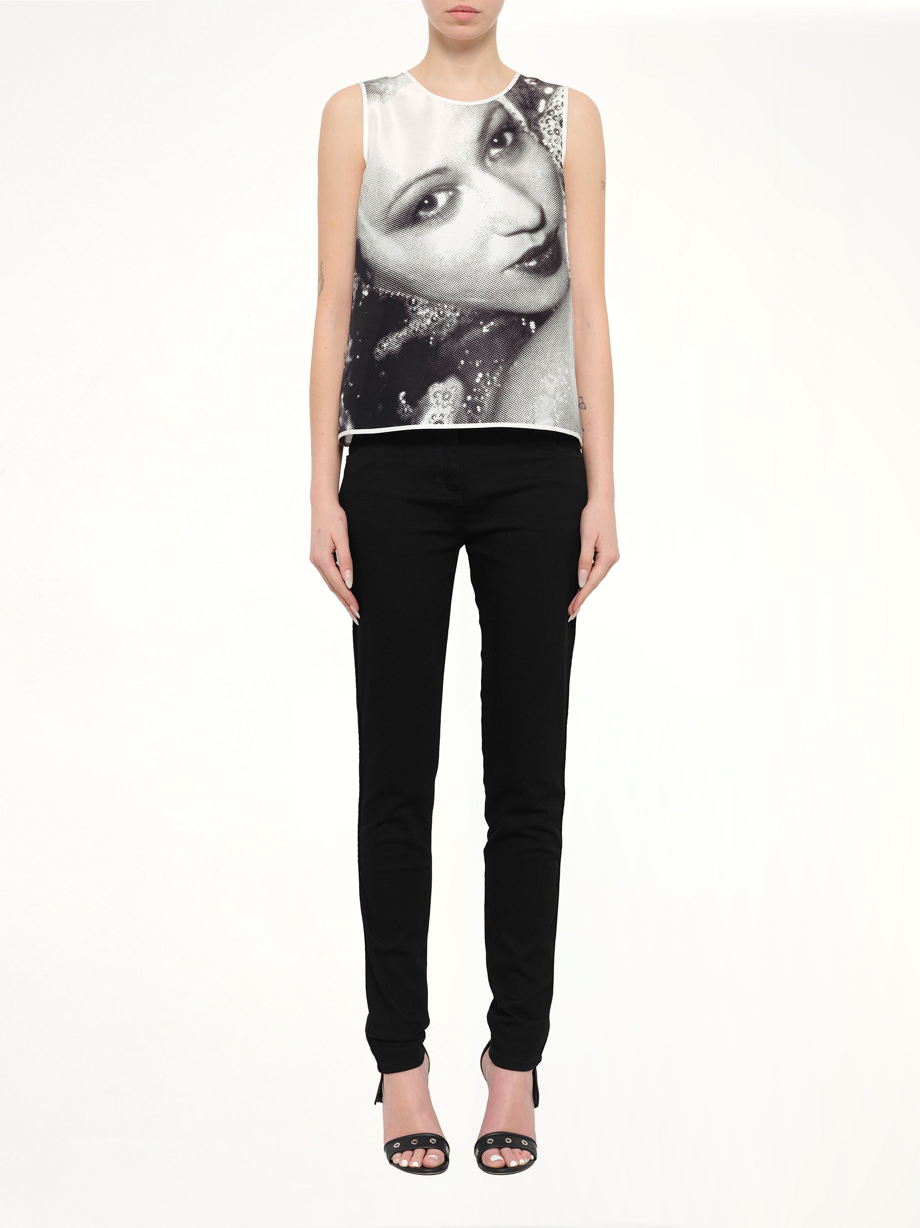 Kenzo Sleeveless Top in White