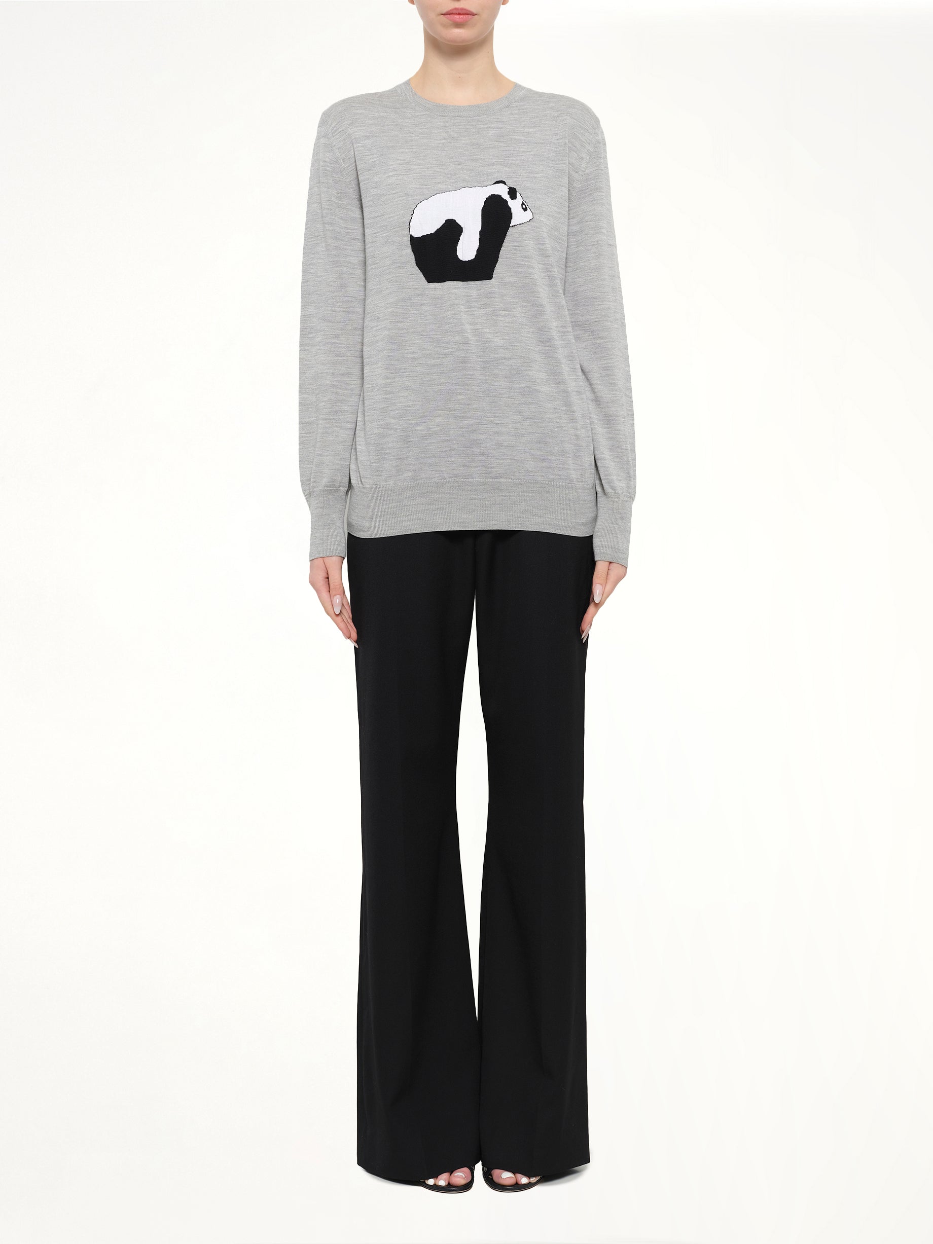 Loewe Panda Sweatshirt in Grey