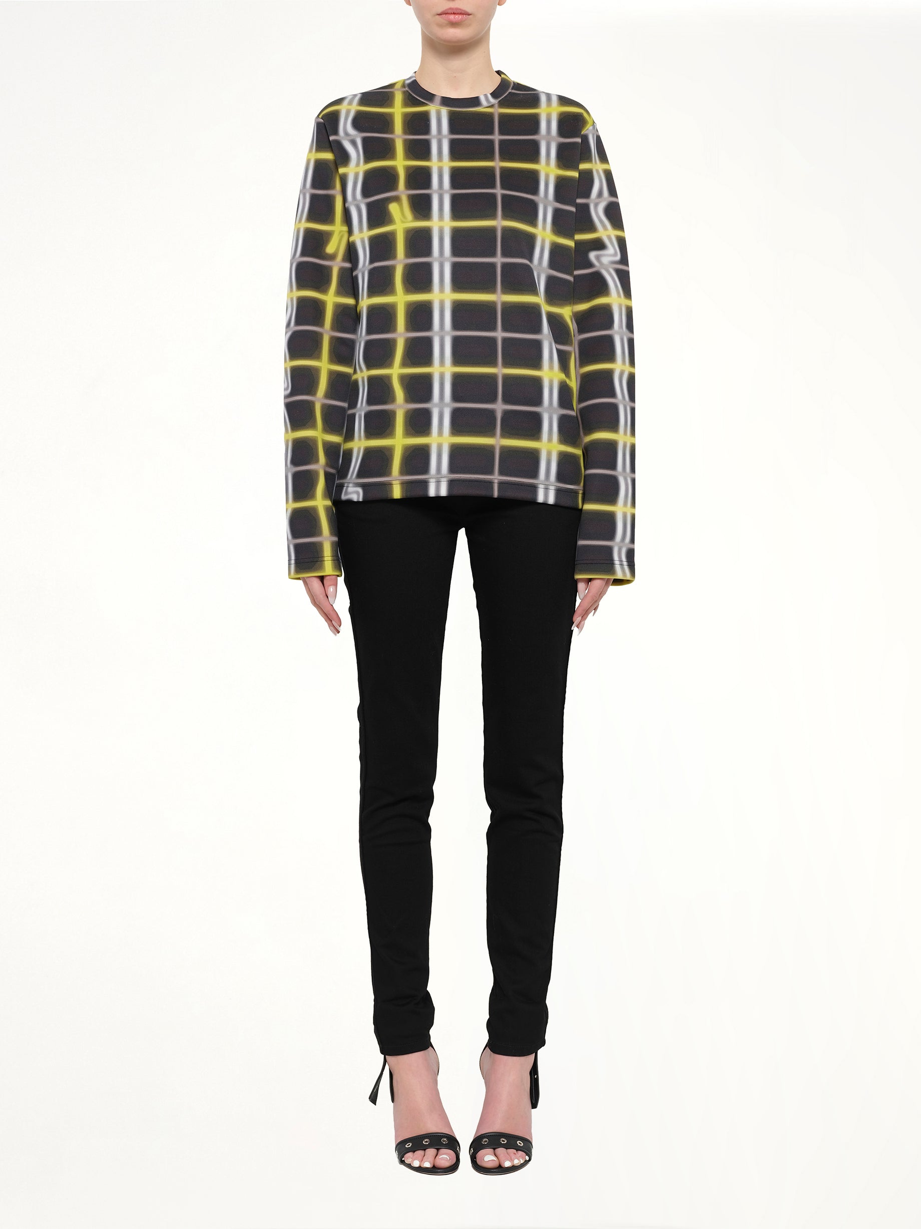Long Sleeve T-Shirt in Lime