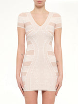 Mini Dress in Beige