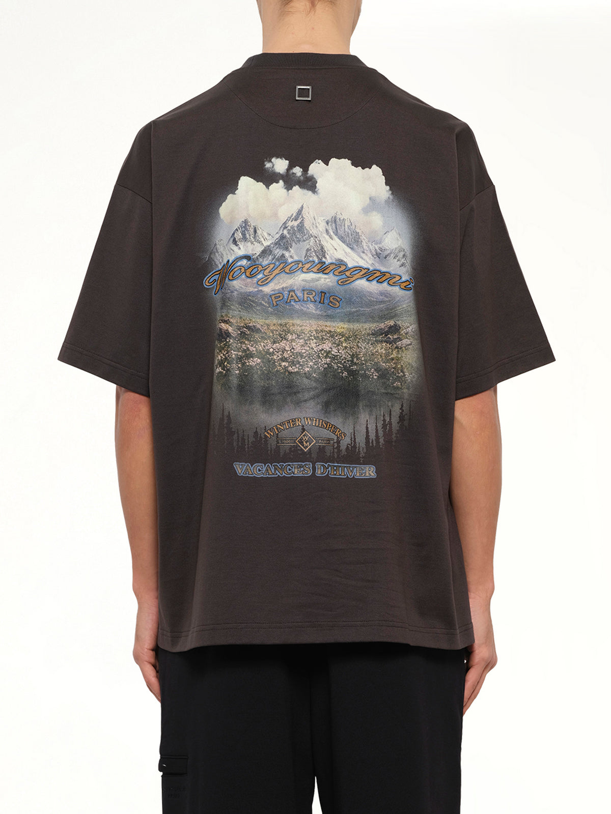 Forest Print T-Shirt in Grey