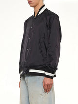 Non Down Basic Reversible Studium Jacket in Black
