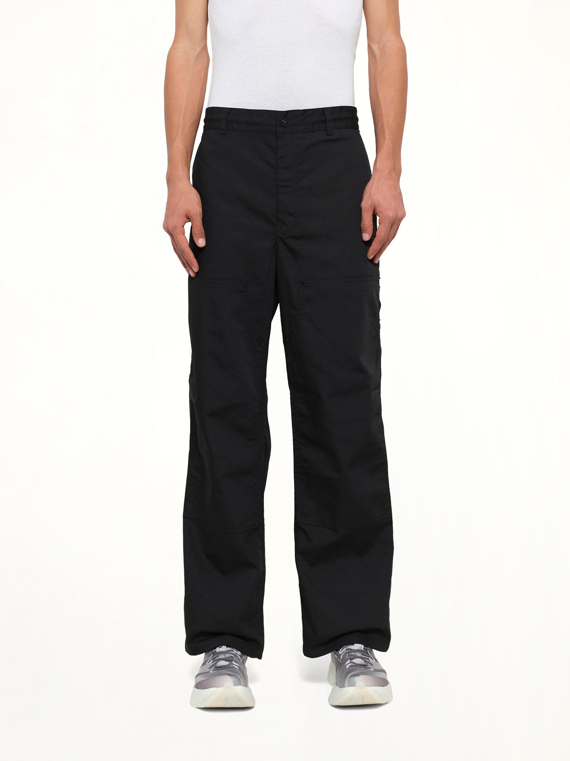 Non Down Work Pants in Black