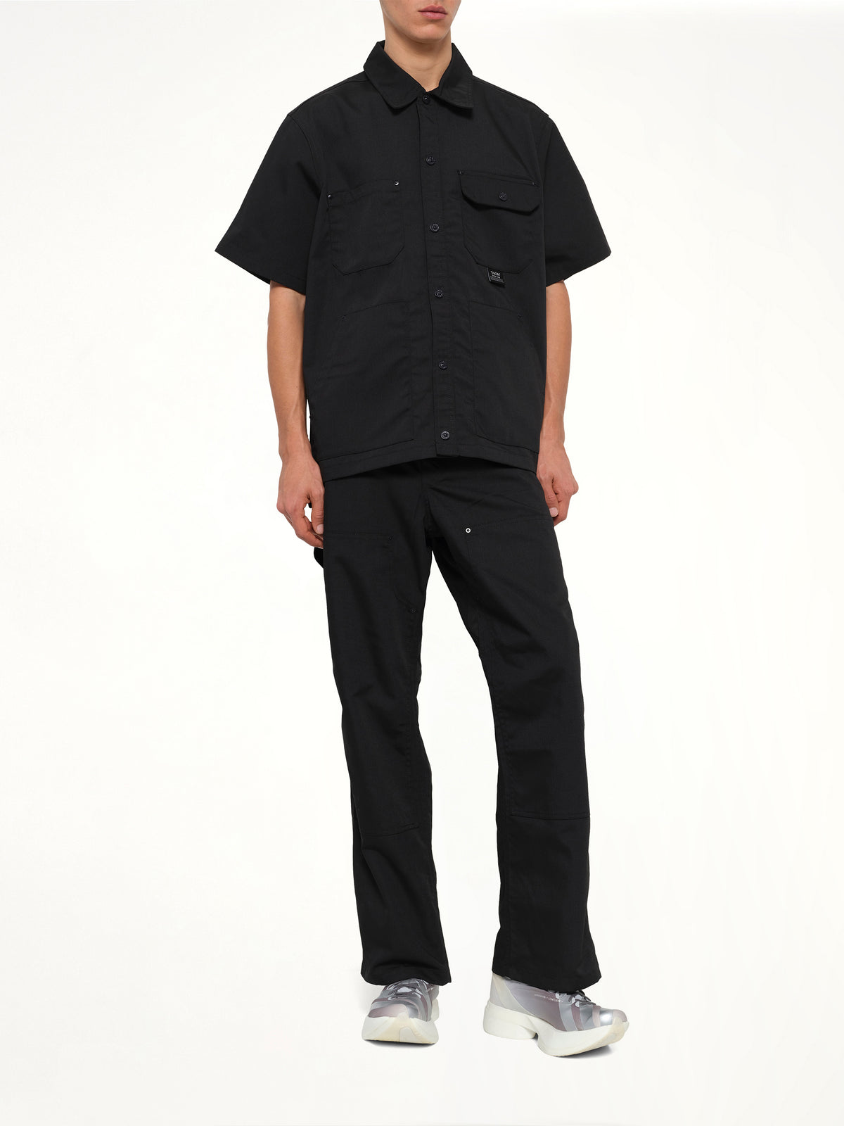 Non Down Work Pants in Black