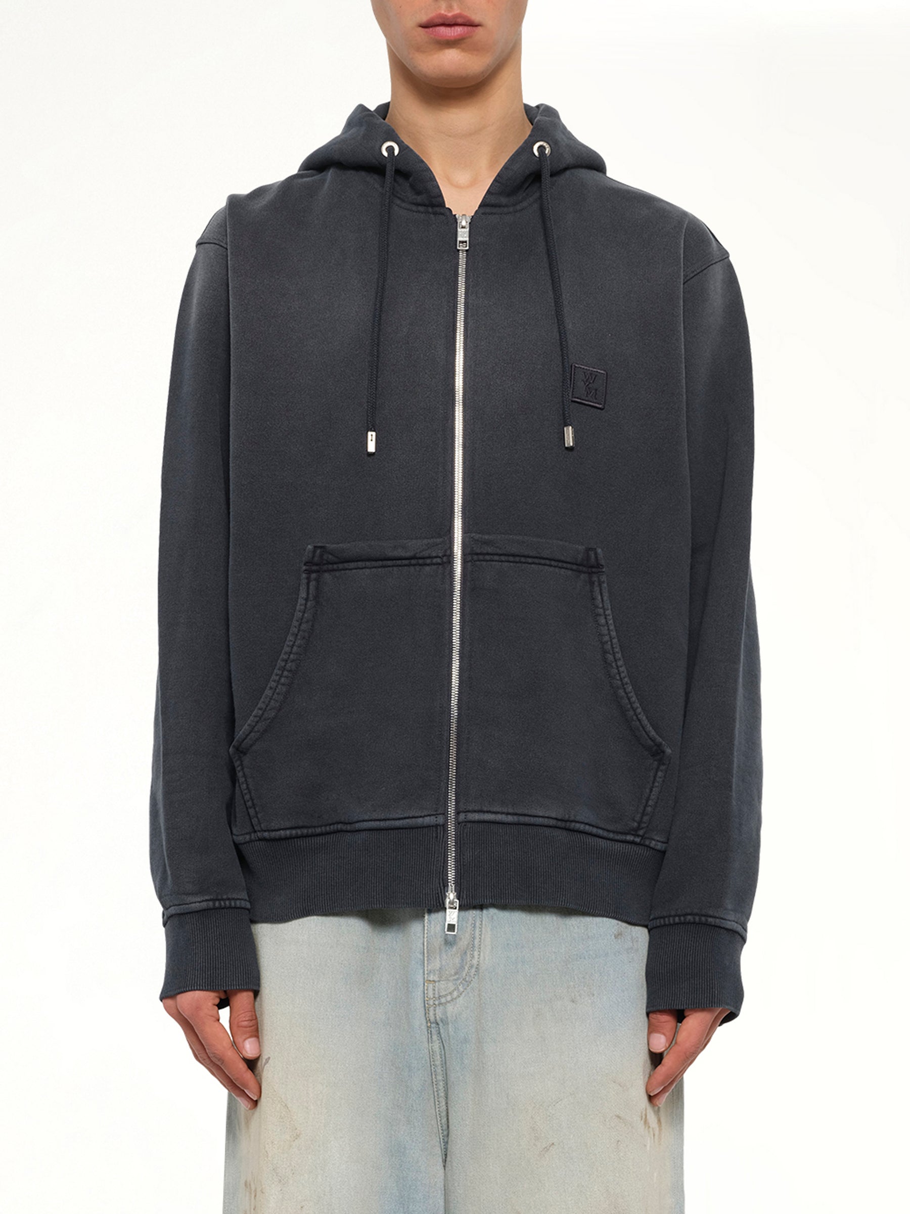 Washed Hoodie in Grey