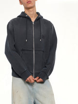 Washed Hoodie in Grey