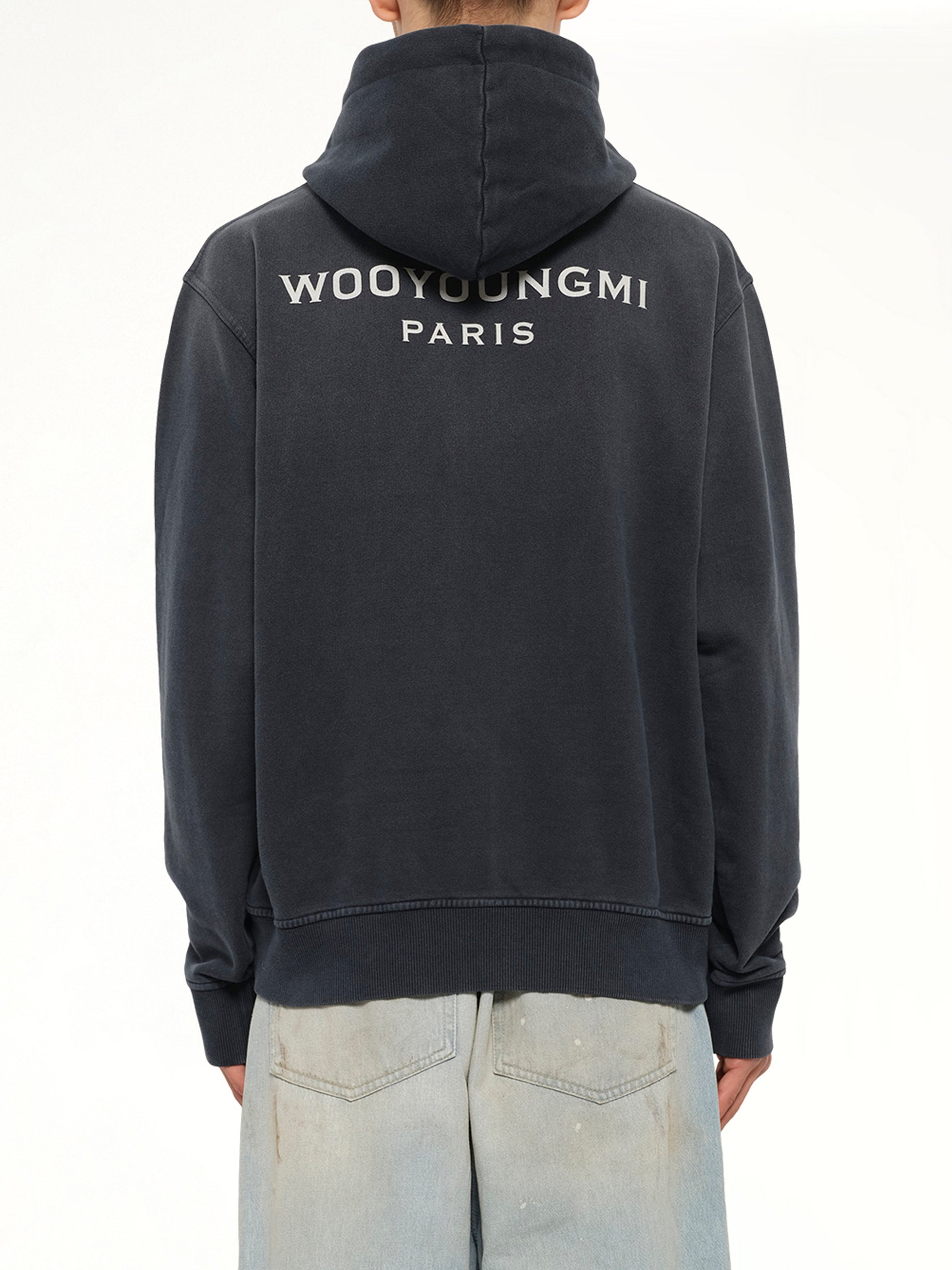 Washed Hoodie in Grey