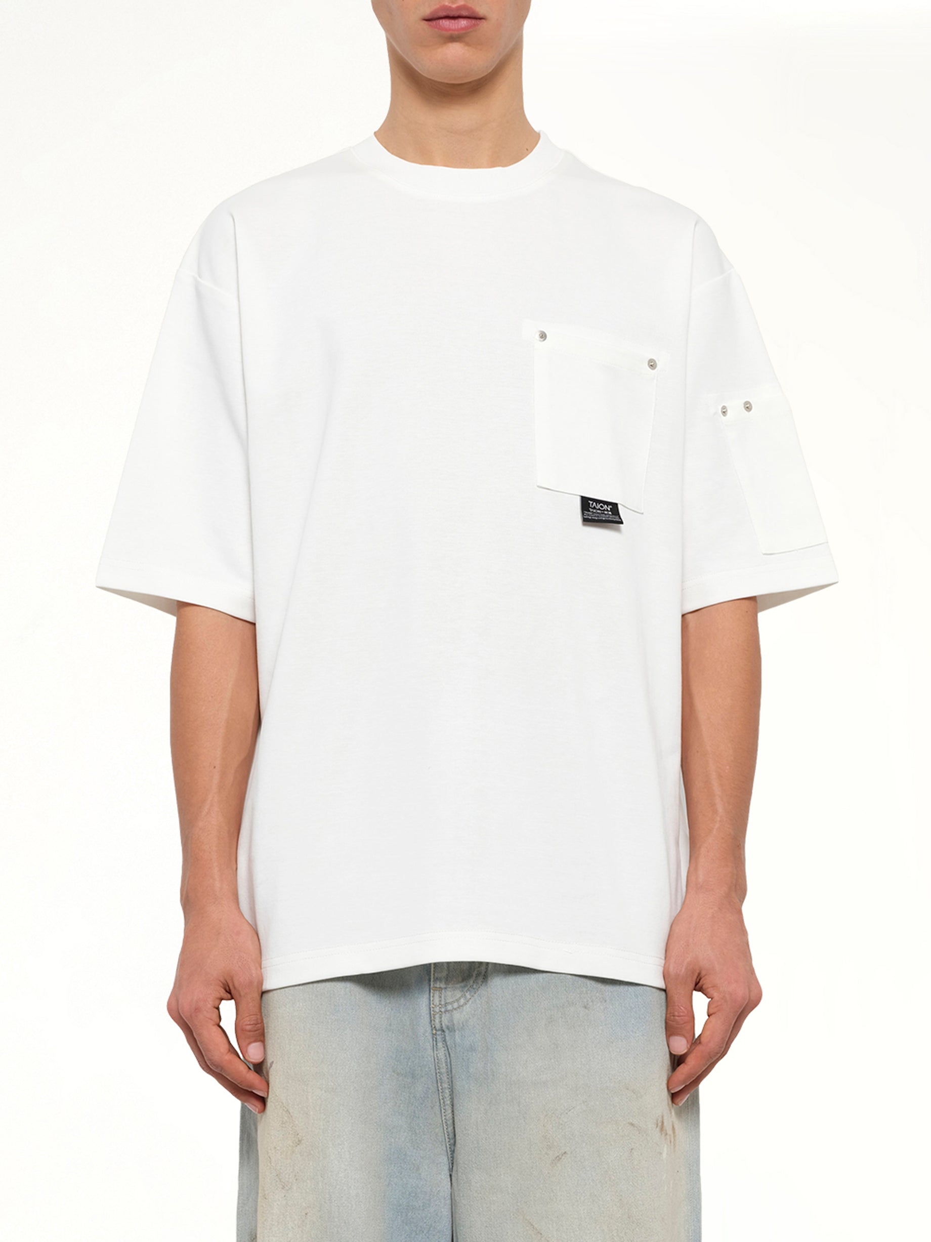 Work Libet Pocket T-Shirt in White