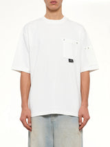 Work Libet Pocket T-Shirt in White